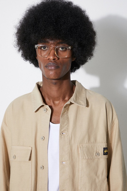 Bavlněná košile Stan Ray Cpo Shirt CE2403348 béžová