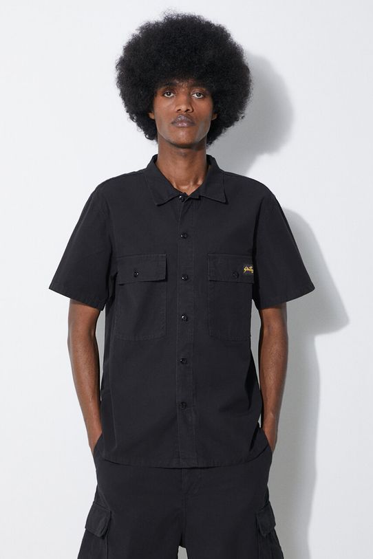 Stan Ray camasa din bumbac Cpo Short Sleeve scurt negru SS2401963