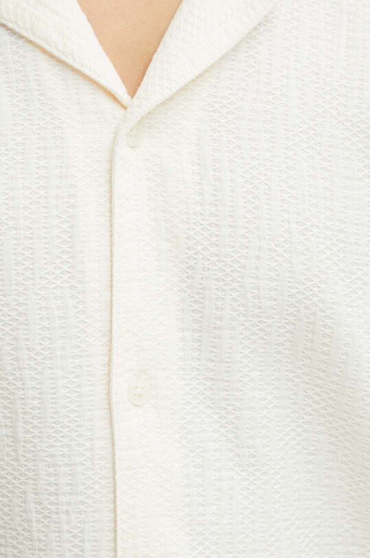 Hollister Co. camasa din bumbac KI325.4033.100 bej