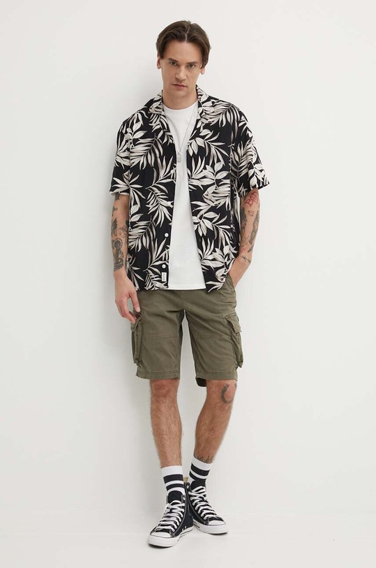 Hollister Co. koszula KI325.4042.908 czarny SS24