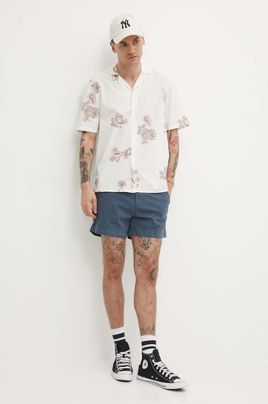 Hollister Co. koszula KI325.4043.108 beżowy SS24