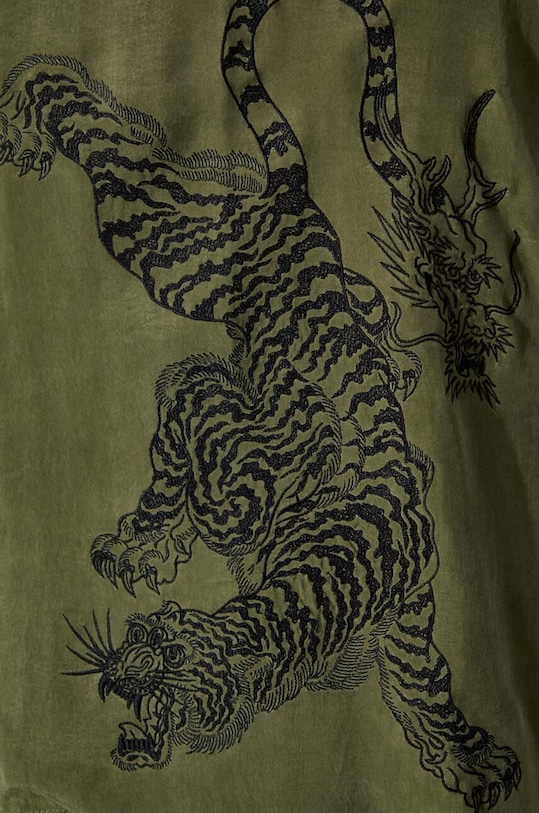 Maharishi koszula Take Tora 5100.OLIVE