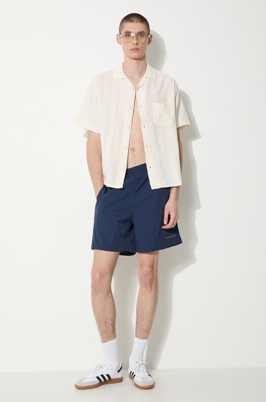 Рубашка Corridor Striped Seersucker SS0014 бежевый SS24
