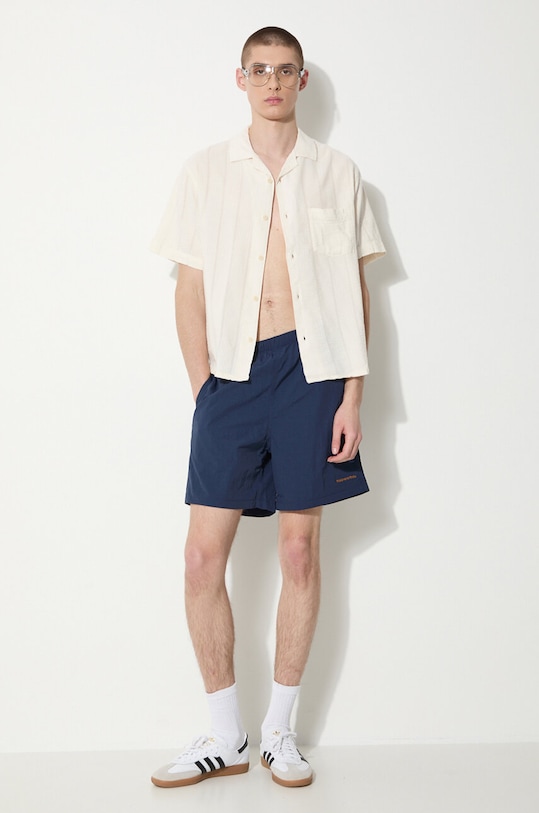 Corridor koszula Striped Seersucker SS0014 beżowy SS24