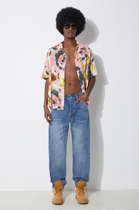 Рубашка Corridor Tie Dye Camp SS0161 мультиколор SS24