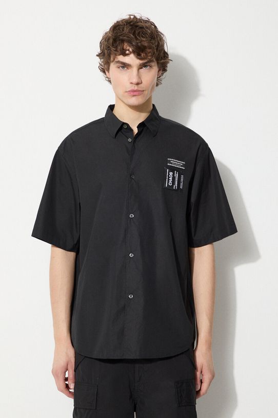 Undercover koszula bawełniana casual czarny UC1D4407