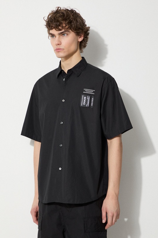 Undercover koszula bawełniana czarny UC1D4407