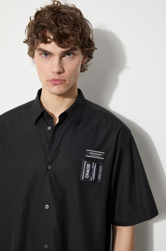 Undercover koszula bawełniana UC1D4407 czarny