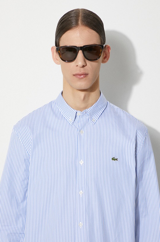 Lacoste camasa din bumbac alb CH2936