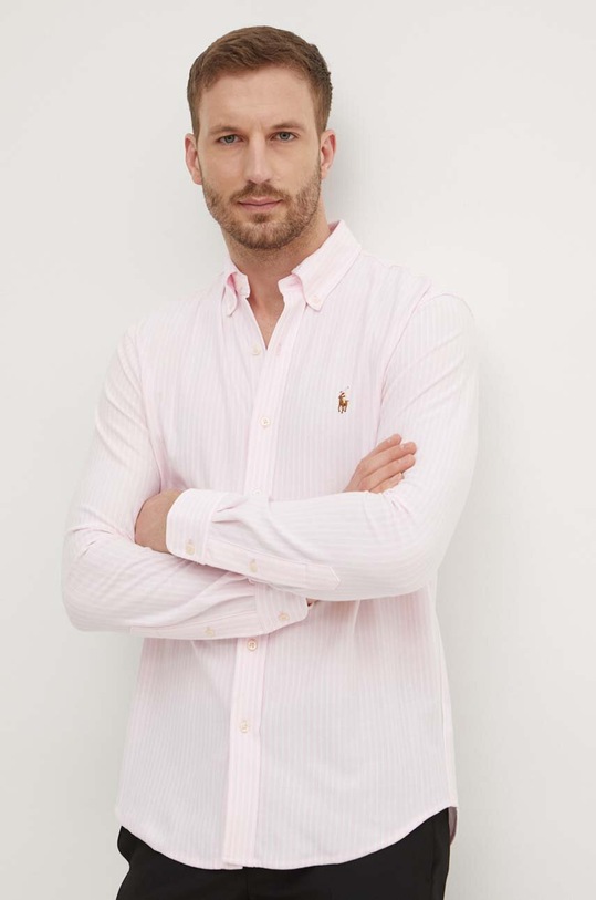 Polo Ralph Lauren koszula bawełniana różowy 710934575