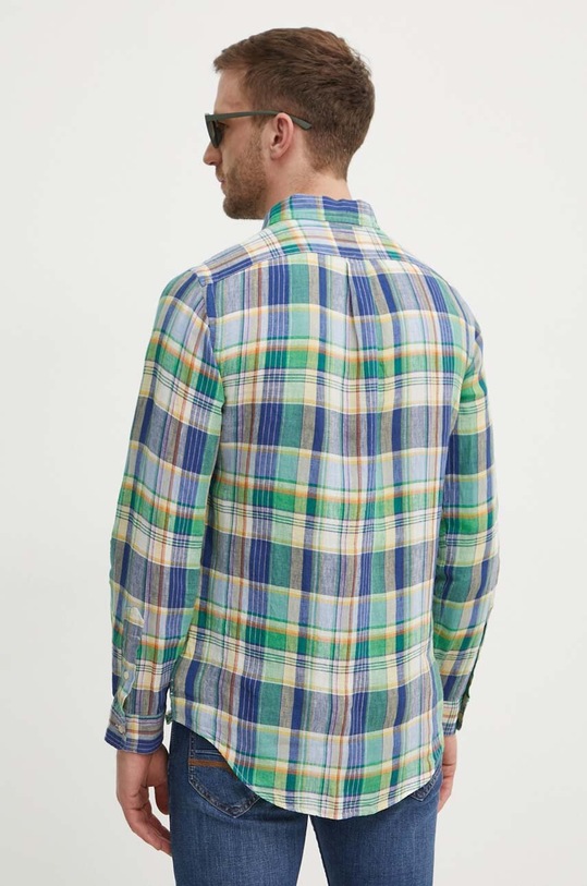 Ľanová košeľa Polo Ralph Lauren viacfarebná 710938497
