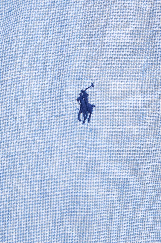 Polo Ralph Lauren koszula lniana 712938931 niebieski