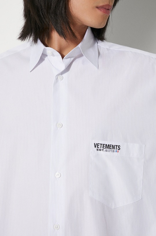 VETEMENTS cotton shirt Established Logo Shirt UE64SH220W