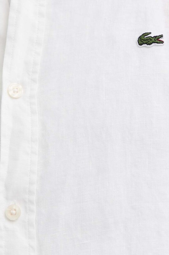 Lacoste koszula lniana CH5692T biały SS24