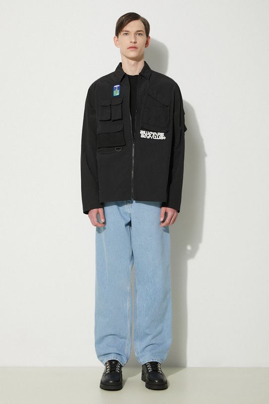 Bunda Billionaire Boys Club Multi Pocket Overshirt B24239 čierna SS24