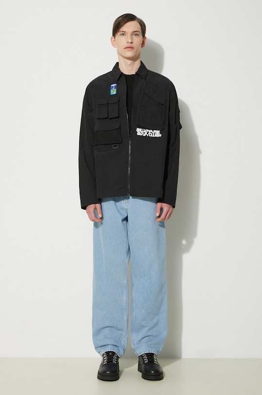 Billionaire Boys Club geaca Multi Pocket Overshirt B24239 negru SS24