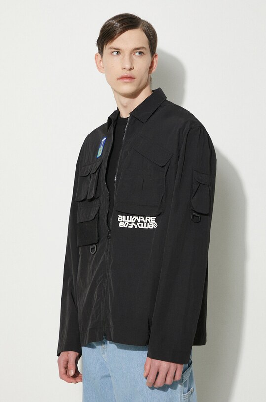 Bunda Billionaire Boys Club Multi Pocket Overshirt čierna B24239