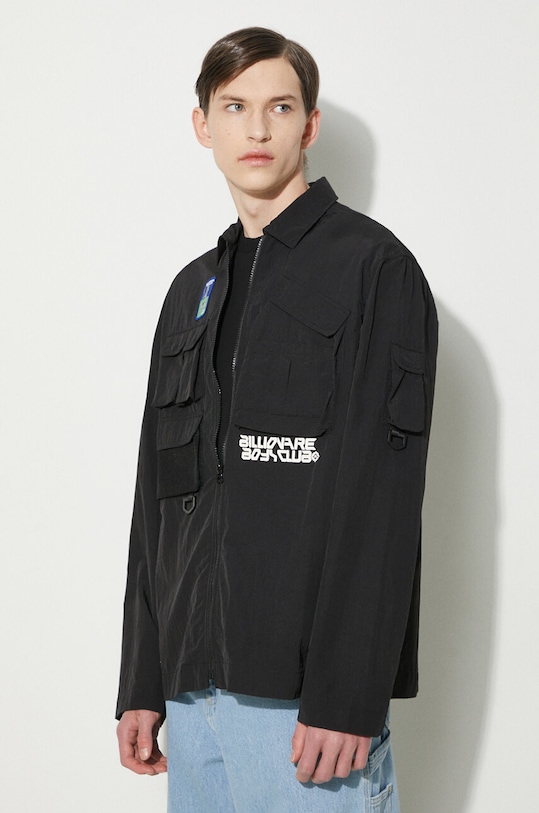 Billionaire Boys Club geaca Multi Pocket Overshirt negru B24239