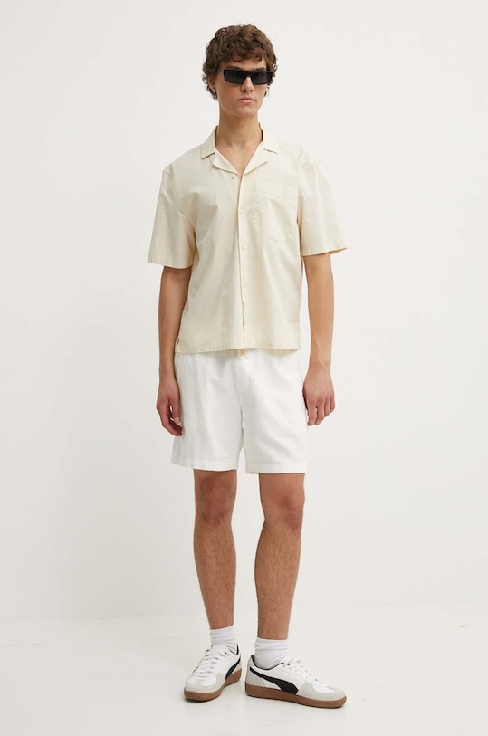 Hollister Co. koszula KI325.4029.178 beżowy SS24