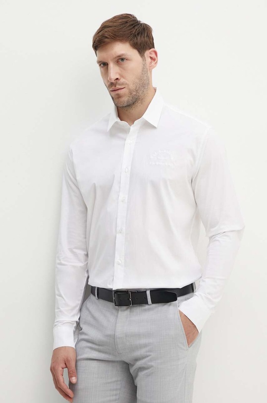Košile Karl Lagerfeld jemný vzor bílá 542600.605929