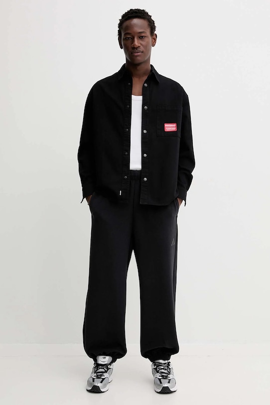 Sprayground koszula jeansowa SP331BLKW czarny AW24