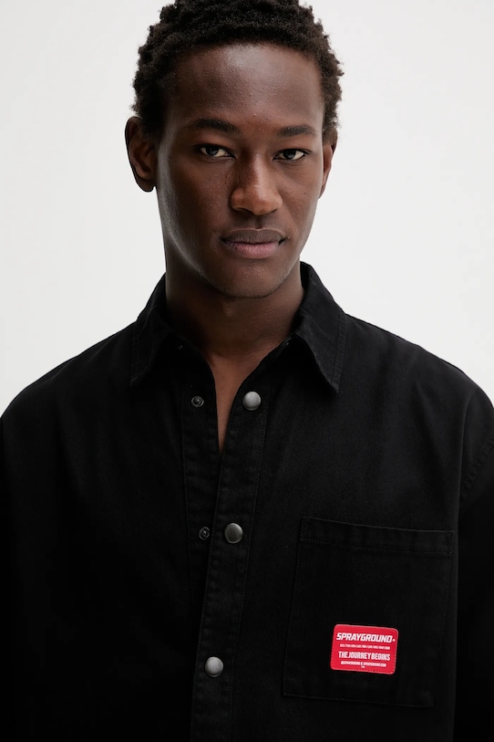 Sprayground koszula jeansowa czarny SP331BLKW