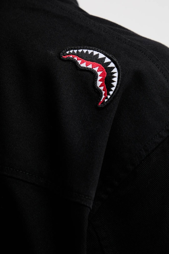 Sprayground koszula jeansowa SP331BLKW czarny