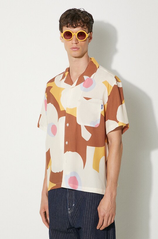 Сорочка Awake NY Floral Camp коричневий SP24.TP004