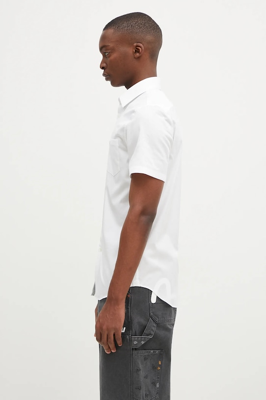 Lacoste koszula bawełniana CH8528 biały SS24