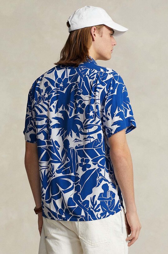 Рубашка Polo Ralph Lauren 710925308 голубой SS24