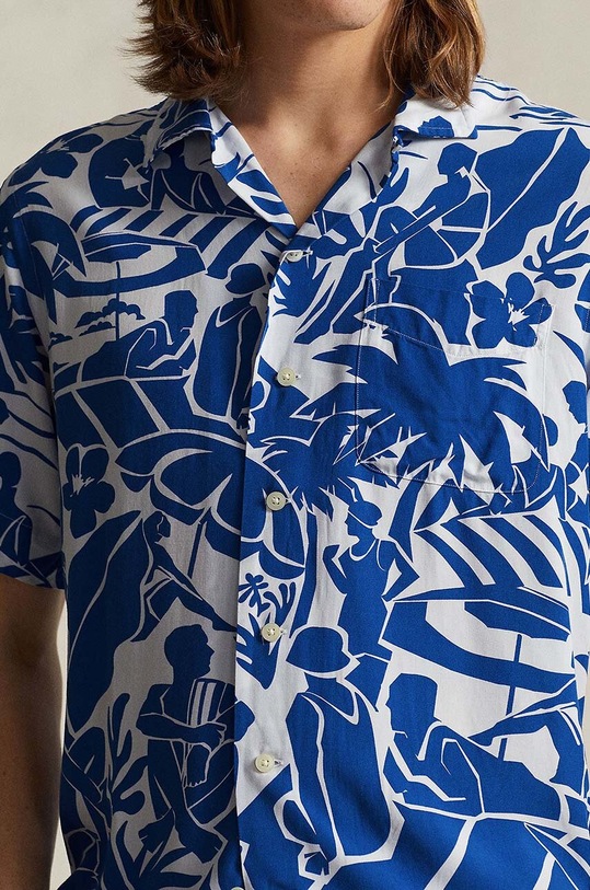 Πουκάμισο Polo Ralph Lauren μπλε 710925308