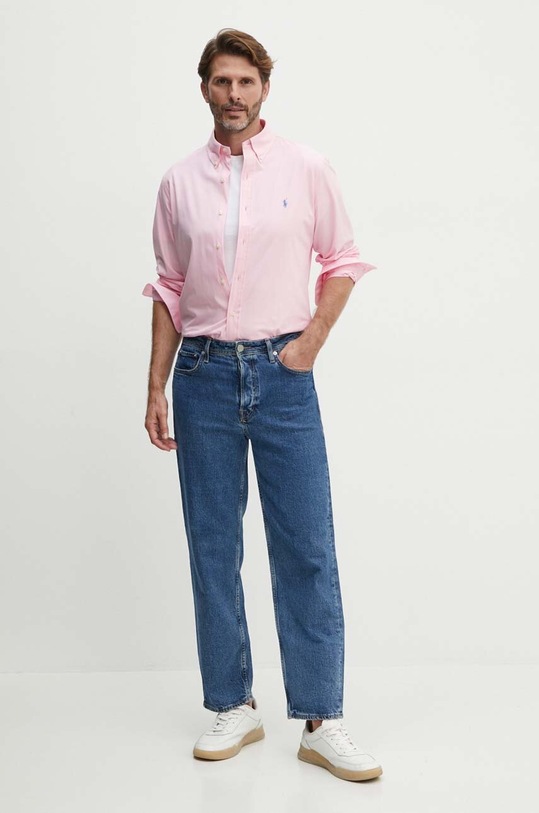 Abbigliamento Polo Ralph Lauren camicia 710929349 rosa