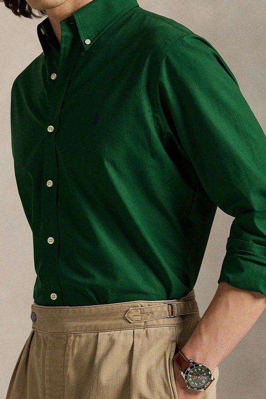 Košile Polo Ralph Lauren zelená 710929349