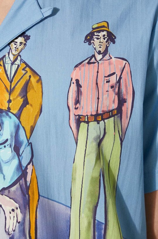 Filling Pieces koszula bawełniana Resort Shirt 98733980631