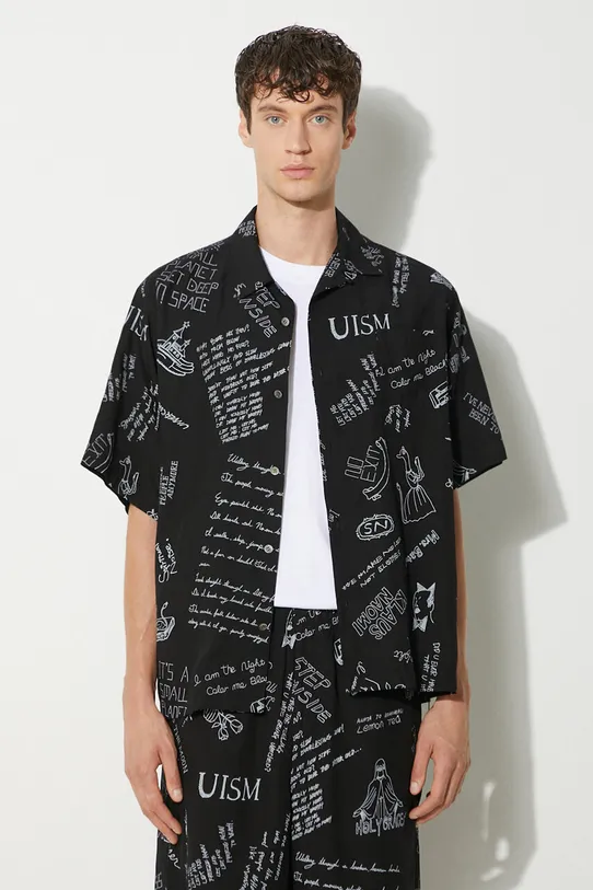 Undercover shirt all-over print black UC1D9401