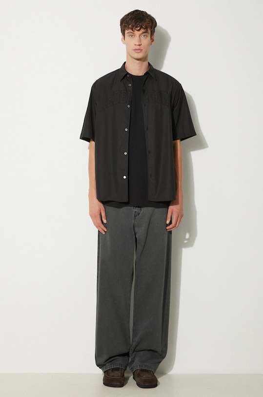 Хлопковая рубашка Undercover Shirt UC1D9405 чёрный SS24