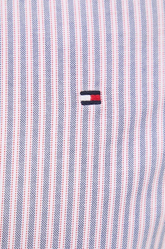 Bavlněná košile Tommy Hilfiger MW0MW33777 modrá SS24