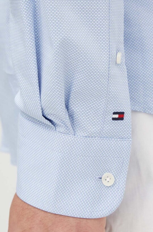 Рубашка Tommy Hilfiger MW0MW34598 голубой SS24