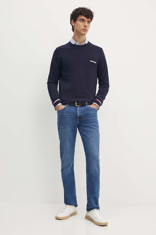 Odzież Tommy Hilfiger koszula MW0MW34598 niebieski