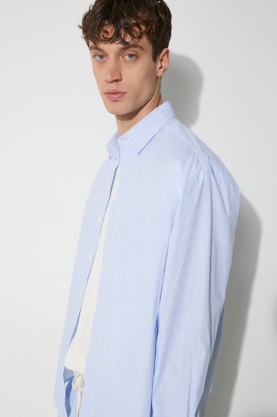 MKI MIYUKI ZOKU camasa din bumbac Striped Dress Shirt STRIPED.DRESS.SHIRT