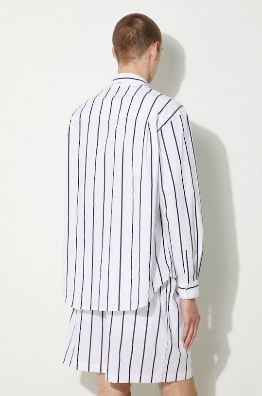 Îmbrăcăminte MKI MIYUKI ZOKU camasa din bumbac Striped Dress Shirt STRIPED.DRESS.SHIRT negru