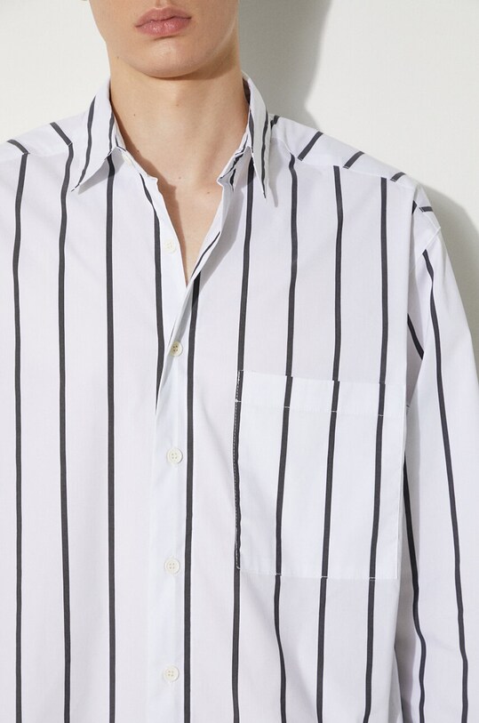Bavlněná košile MKI MIYUKI ZOKU Striped Dress Shirt STRIPED.DRESS.SHIRT černá