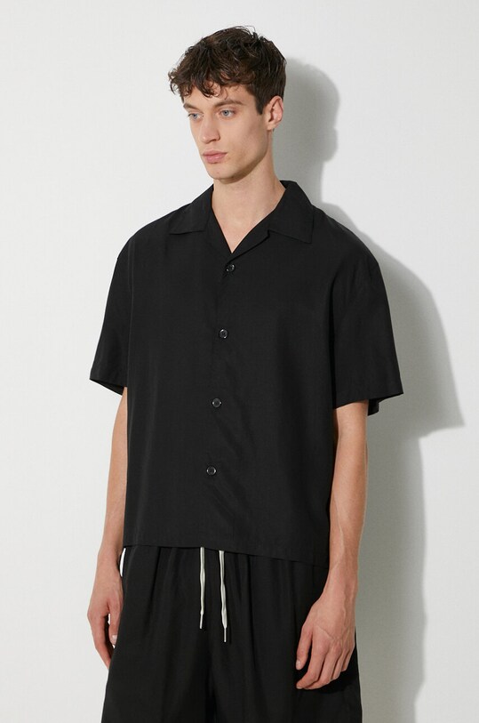 MKI MIYUKI ZOKU camasa Tencel Vacation Shirt TENCEL.VACATION.SHIRT negru