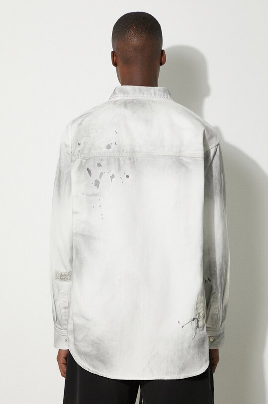 Îmbrăcăminte AAPE camasa jeans AAPSTM8480XAM alb