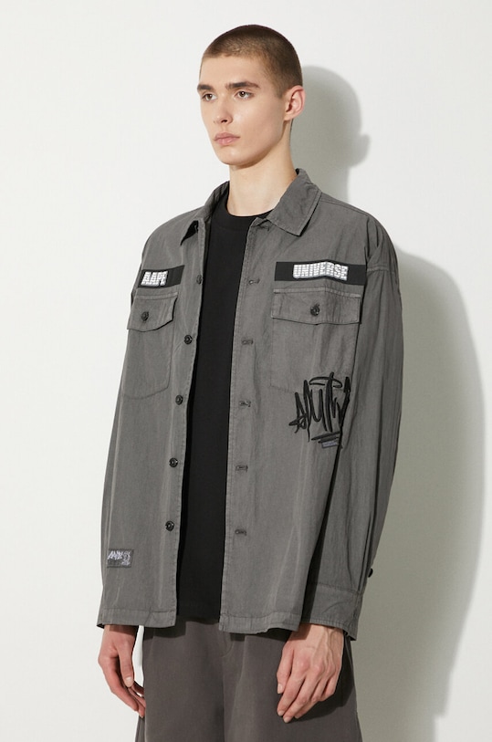 AAPE shirt gray AAPSTM8481XXM