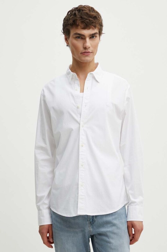 Levi's camasa lung alb 86625.0038