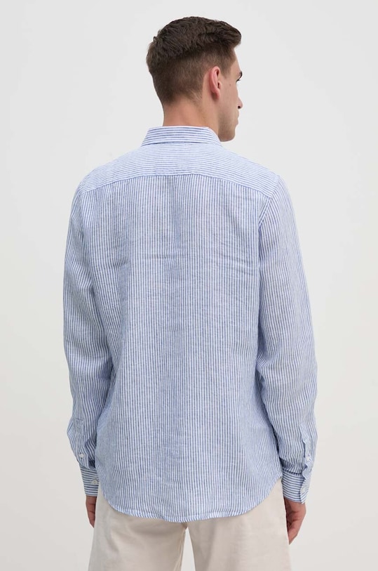 Odzież Guess koszula lniana M3GH29.WFA00 niebieski