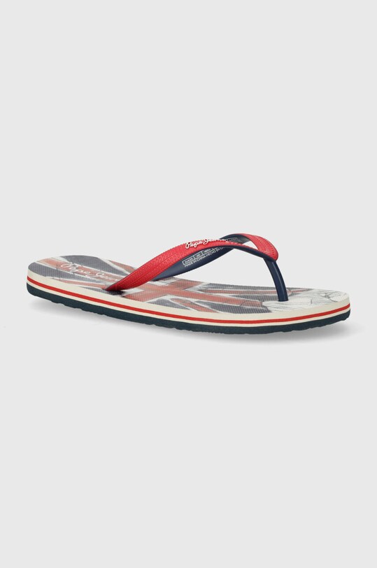 Detské žabky Pepe Jeans BEACH FLAG červená PBS70066