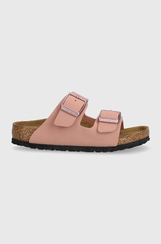 Детские шлепанцы Birkenstock Arizona Kids BFBC имитация натуральной кожи розовый 1026423.24.35
