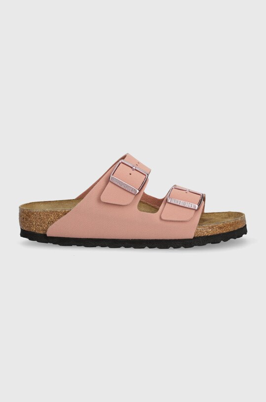 Dětské pantofle Birkenstock Arizona Kids BFBC imitace kůže růžová 1026423.36.39